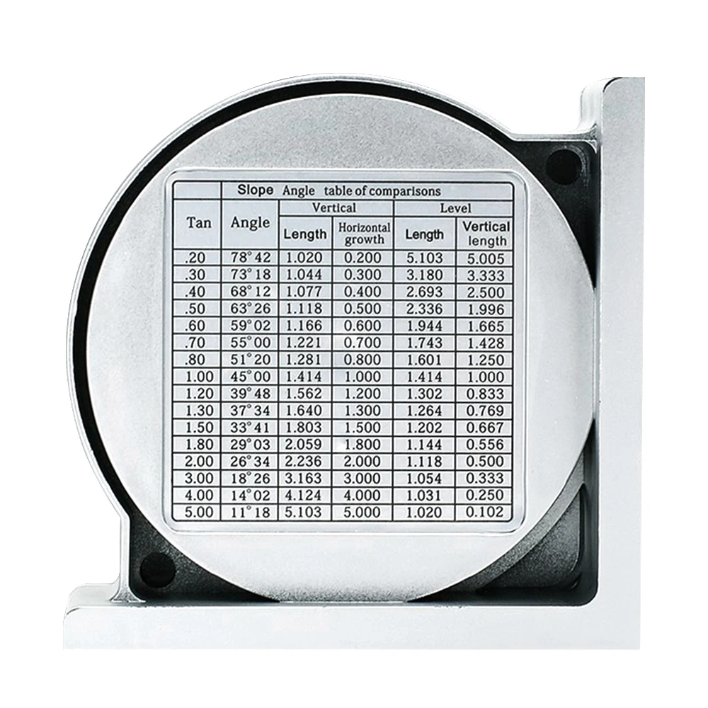 Magnetic Angle Finder Locator Mini Inclinometer Measurement Tool Protractor Tilt Level Meter Dual Level Bubble Back Comparison T