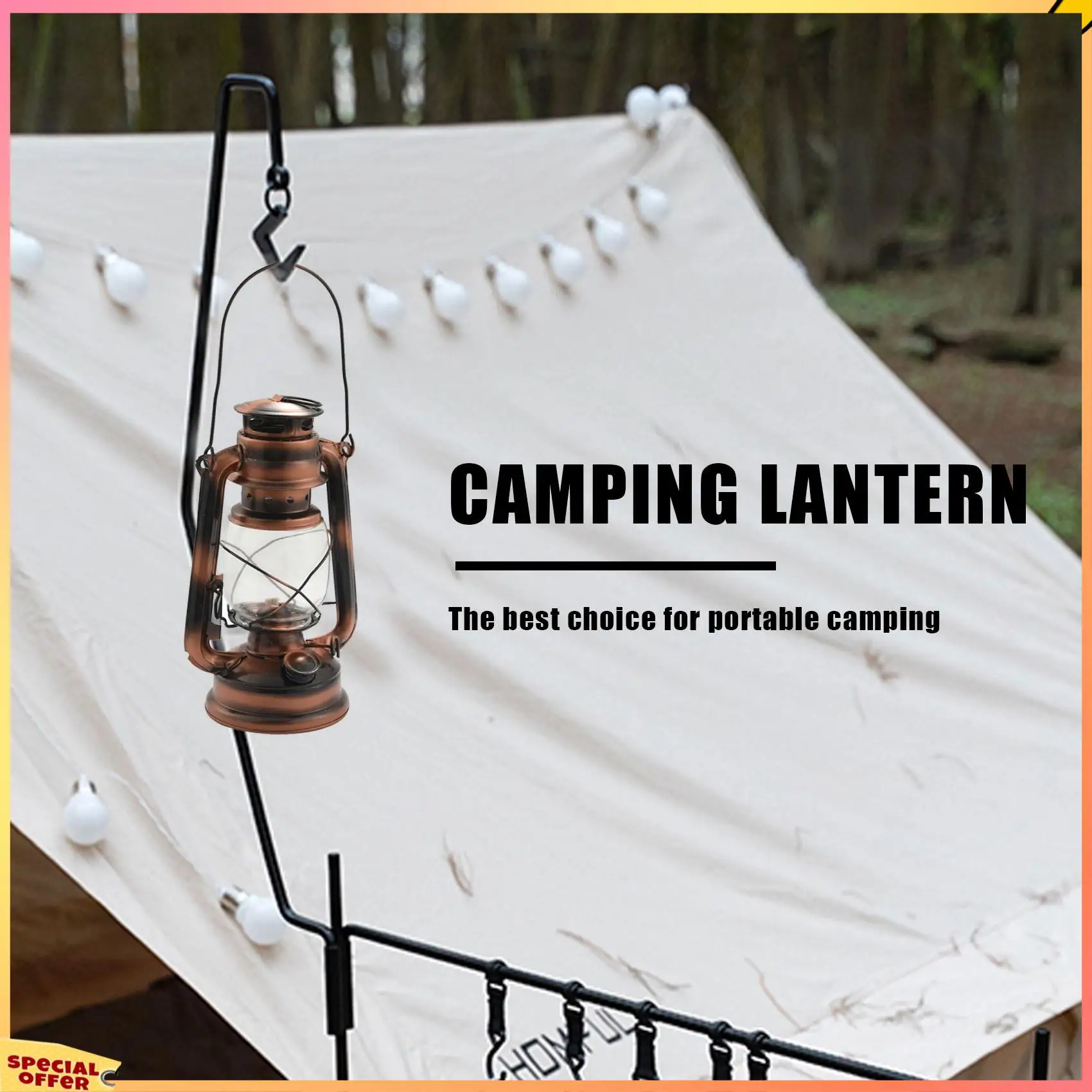 ABFI 4 ชิ้น 25 เซนติเมตรเหล็ก Antique Bronze โคมไฟน้ํามัน (ฝาครอบ) nostalgic Outdoor Camping โคมไฟรั่วซีลกลางแจ้ง Camping Light