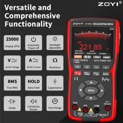 ZOYI Color screen ZT-703s dual-channel oscilloscope 50MHz high-precision multi-function three-in-one multimeter signal generator