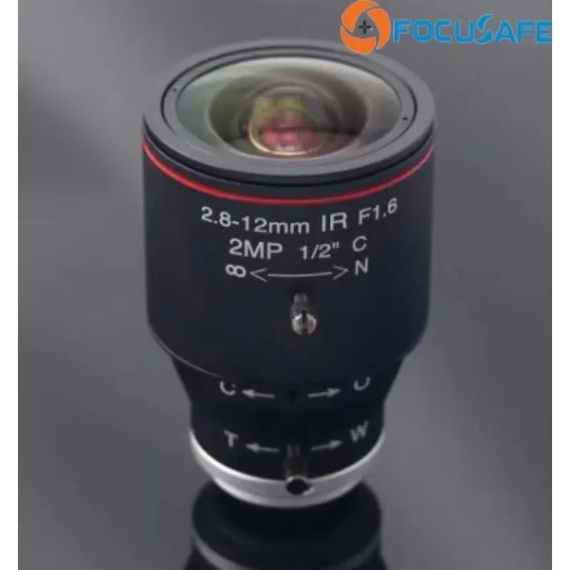 In stock 2.8-12mm C Mount Manual iris lens with 1/2