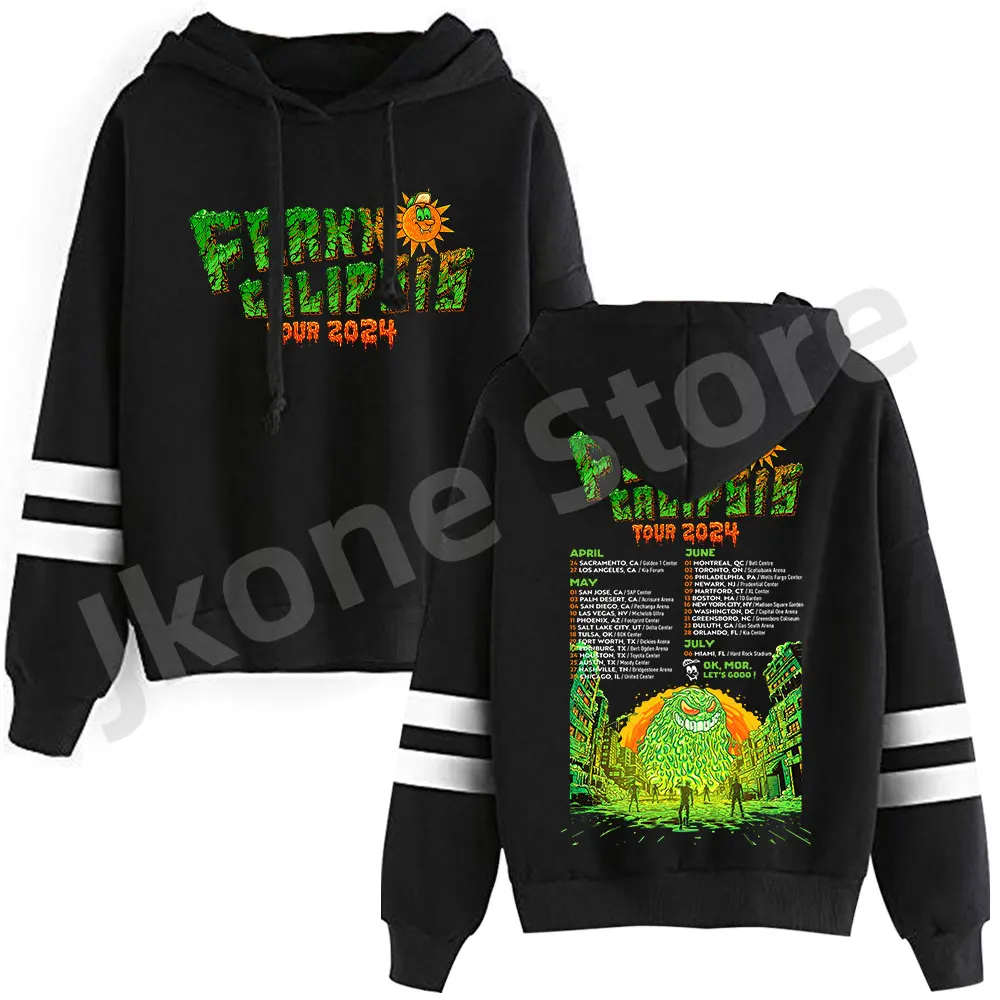 

Feid Ferxxo Ferxxocalipsis Tour Merch Pullovers New Logo Hooded Sweatshirts Women Men Fashion Casual Clothes