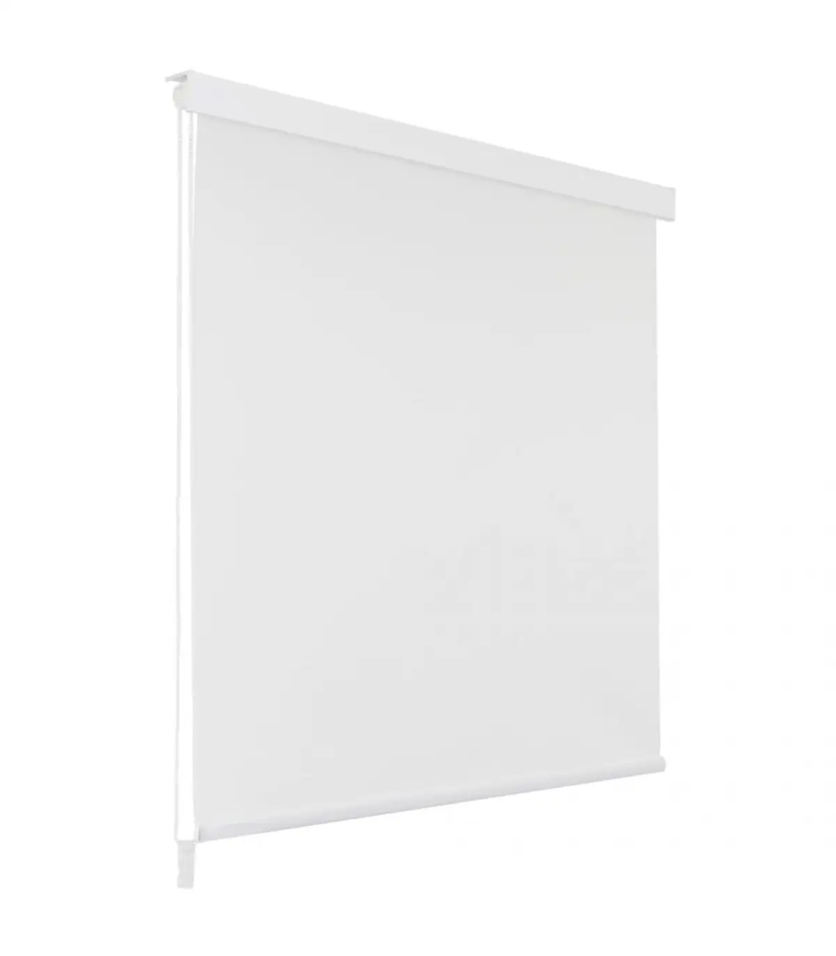 Shower curtains roller shutter shower 80x240 cm White