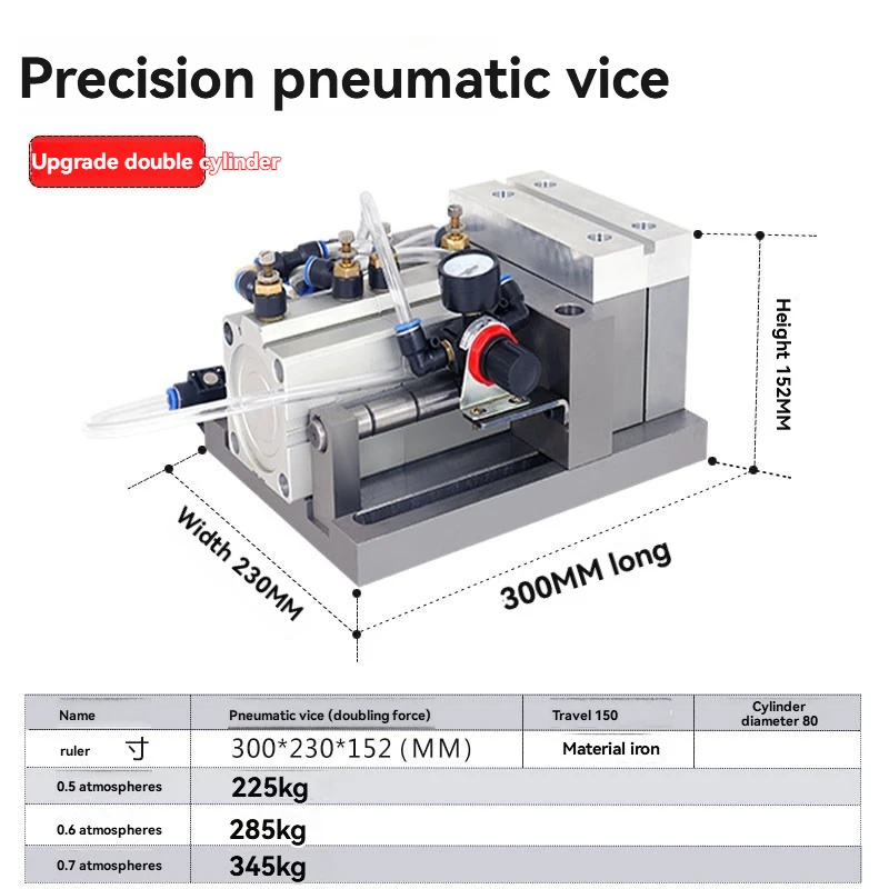 

Пневматические клещи-захваты с ходом 0-150 мм, высокоточный быстродействующий автоматический патрон для фрезерных и сверлильных станков с ЧПУ