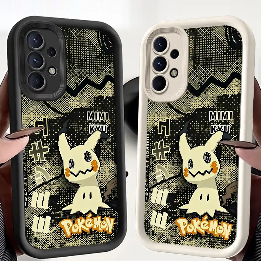 P-Pokemons Art Pattern Hülle für Samsung Galaxy A34 A51 A73 A35 A36 A53 A54 A12 A13 A23 A26 A32 A15 A16 A71 A72 A56 Handyhülle