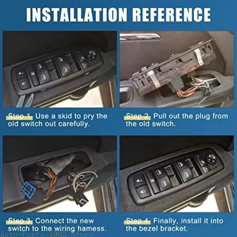 

E21C Car Electric Power Window Control Switch Button for Escort Tracer F4ZZ14529B