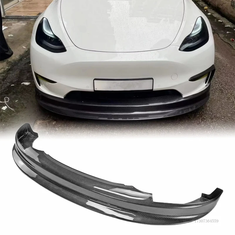 

Hot EPR High Quality Carbon Fiber Front Lip Bumper for Tesla Model Y EPA Type 2019- Perfect Fit Car Upgrade