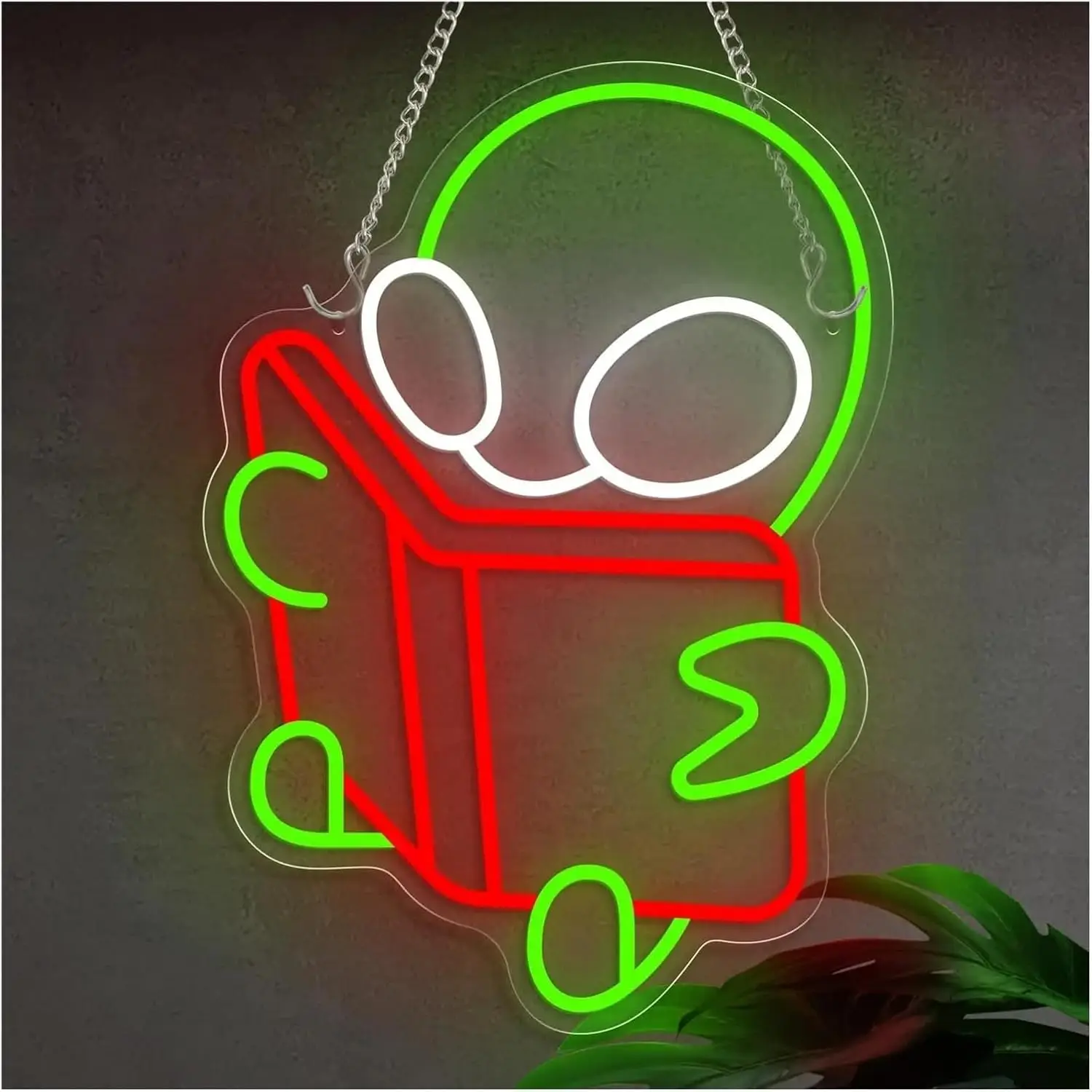 الغريبة النيون علامات قراءة كتاب ضوء النيون USB بالطاقة عكس الضوء للدراسة الفصول الدراسية الخيال العلمي تحت عنوان غرف ديكور الحفلات هدايا عيد الميلاد