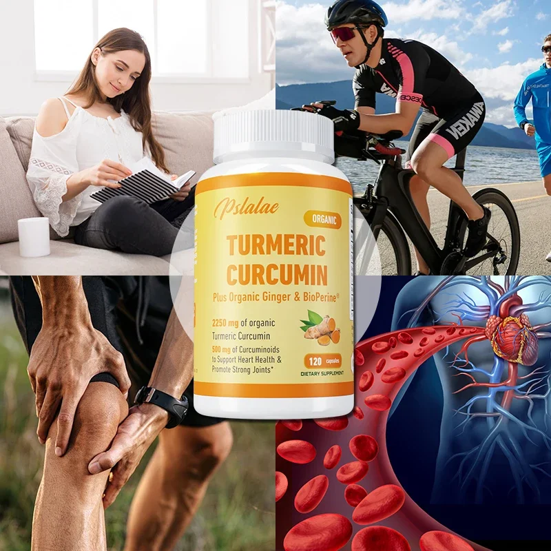 

Curcumin Turmeric Capsules - 95% Curcuminoids & BioPerine - Improves Joint Flexibility, Improves Digestion, Antioxidant Suppleme