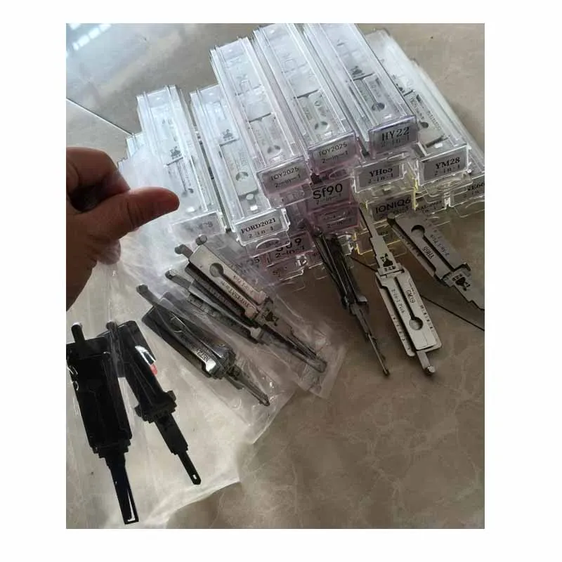 أدوات إصلاح Lishi 2in1 فك واختيار YH65/KW14-15/HON58R/CISA-5/NE66/NEW-SW5.7(2)/EW-SM3-SM5/HAVAL-2023 طقم السيارة باب مفتوح #1