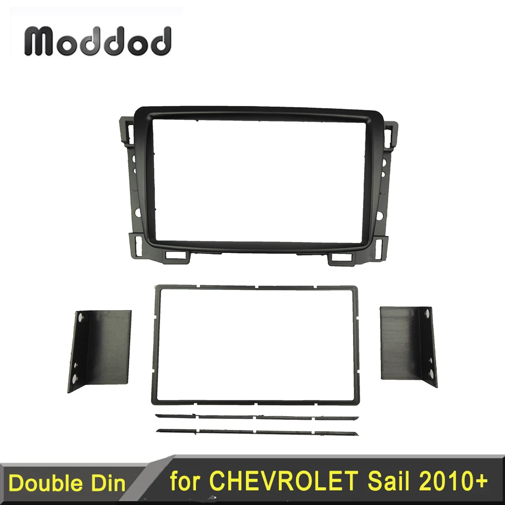

Car Radio Fascia for Chevrolet Sail 2010+ Double 2 Din DVD GPS Stereo Player Panel Dash Mount Install Trim Kit Refit Frame Bezel