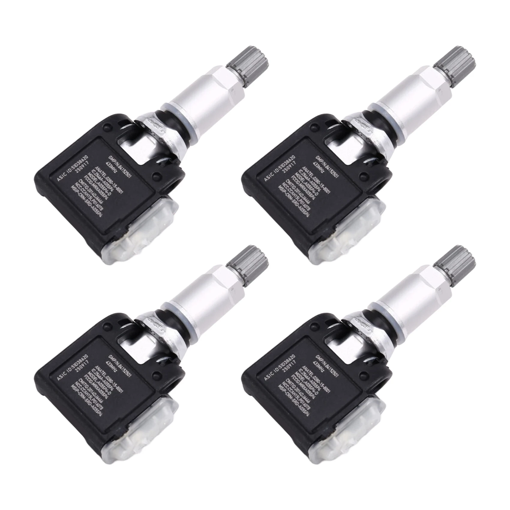 

A02Q-для Cadillac Escalade Suburban Silverado GMC Sierra Yukon 2021-2024, совместимый 84152501, 4 шт., датчик давления в шинах