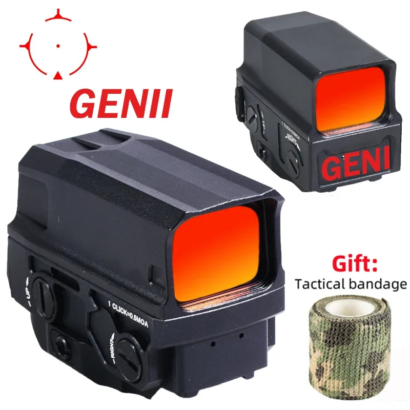 

Тактический голографический прицел Gen II для охоты с красной точкой RDS, оригинальный оптический прицел-рефлектор, комбо-увеличитель 3X 5X для крепления на 20-мм планку