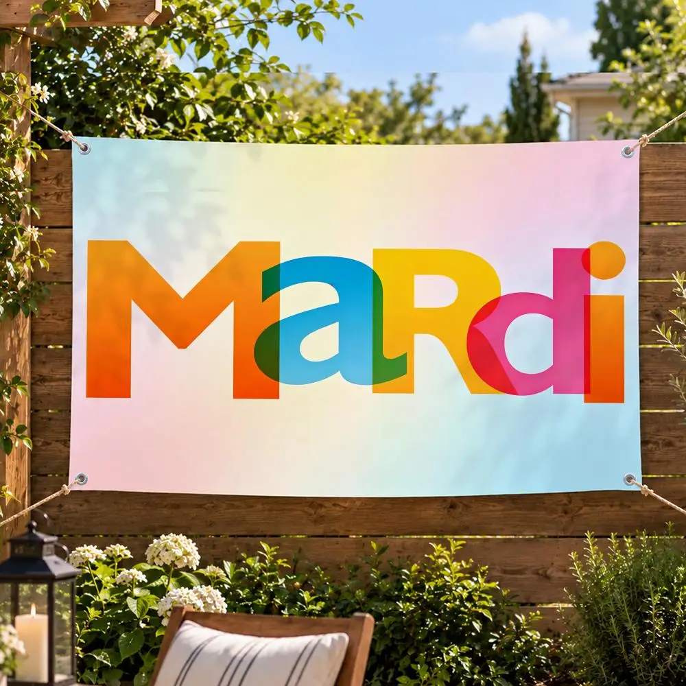 Brand Korean Mardi Flags Decorative Flag Banner Indoor Outdoor Garden Yard Patio Party Camping Wall Decor Gift