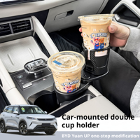 2 in 1 360 Rotating  Car Cup HolderFor Byd upCar Cup Holder Multifunction Cup Holder Expander Accessories