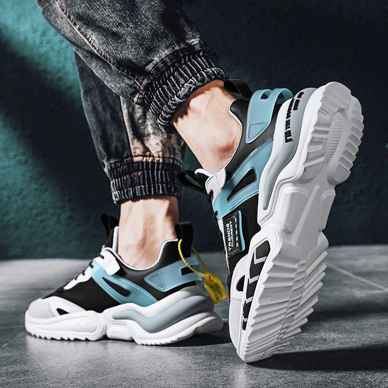 Men Sneakers Running Shoes Leisure Outdoor Running Shoes Man  2023 Fashion Sports Shoes Mesh Breathable Footwear Big Size 45