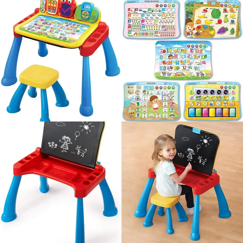 

VTech Deluxe Activity Desk with Touch Learning, Eco-Friendly Packaging