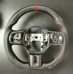 100% Carbon fiber Car Steering Wheel For 2007-2017 Mitsubishi Lancer Evolution EVO EX X 10