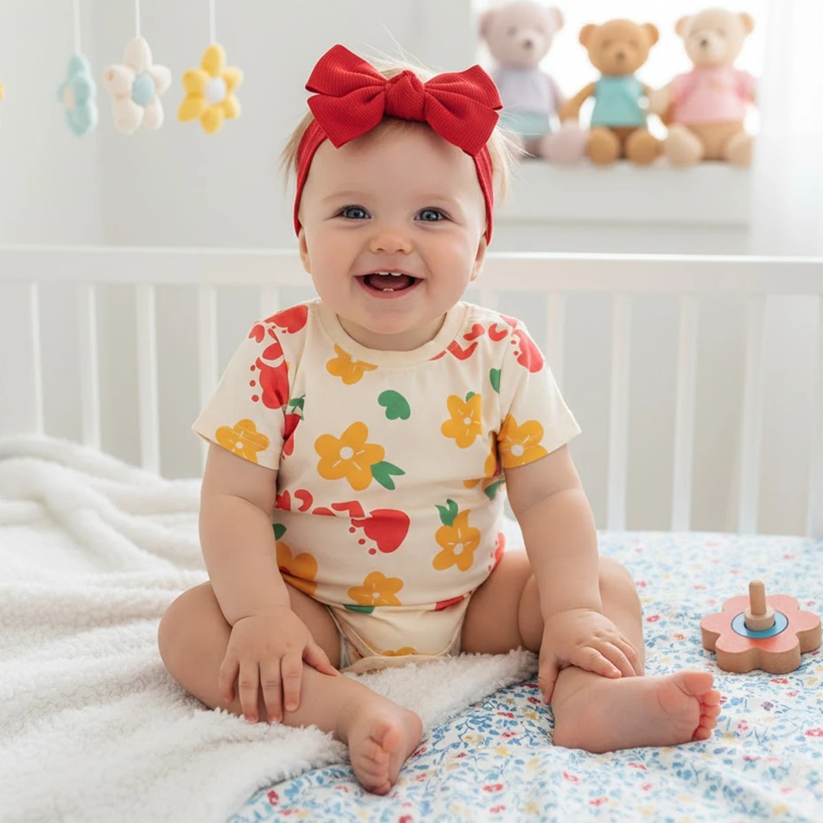 Bamboo Bodysuit Baby - Sanlutoz Yenidoğan Erkek Kız Baskılı Tulumlar