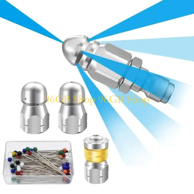 96GB High Efficiency 5000PSI Pressure Washer Nozzle with Quick Simple Installs for Fast Attachment & Cleaning Tasks