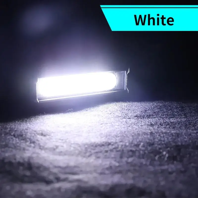 COB Car LED Work Light DRL Spotlight High Bright Waterproof Auto Offroad SUV Truck Headlights Driving Lamp 12V 24V 6000K