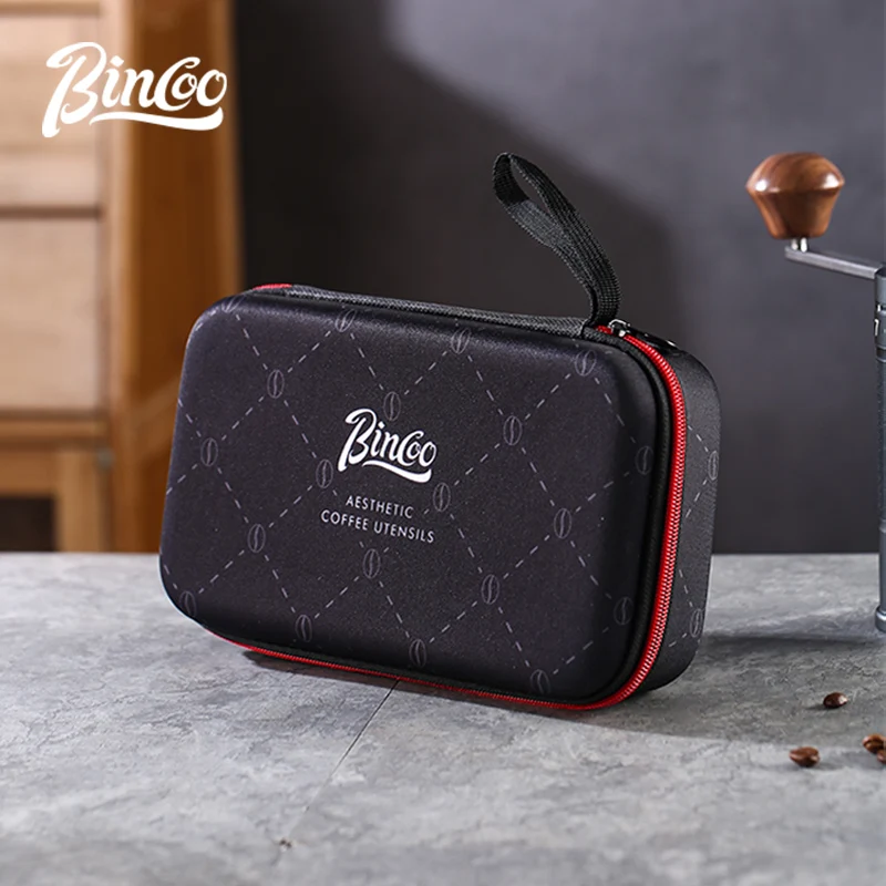 Bincoo Coffee Grinder Cosmetics Bag Hand Coffee Grinder Coffee Machine Set Outdoor Travel Hand Brewed Coffee Utensil Bag Protective Cover