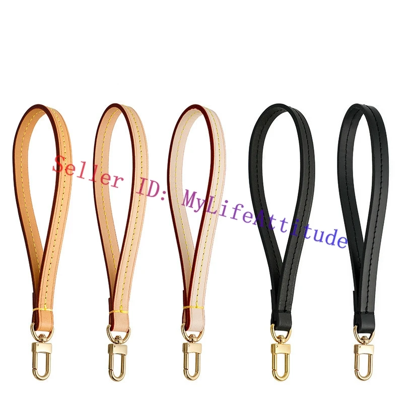 Cinturino da polso in vera pelle Vachetta per borsa di design Borsa da toilette Borsa da toilette Zippy Piccola pochette 4 colori