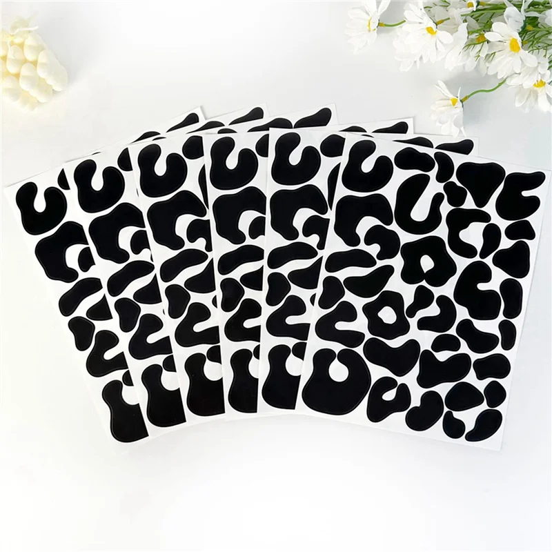 

ABVT-20 Sheets Polka Dot Stickers Irregular Polka Dot Wall Stickers Home Nursery Wall Art Peel And Stick Wall Decor