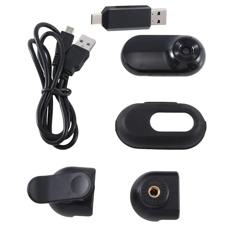 N91R-1Set Outdoor Sports Body Comcroder 0.96In Display Audio And Video Recorder Black