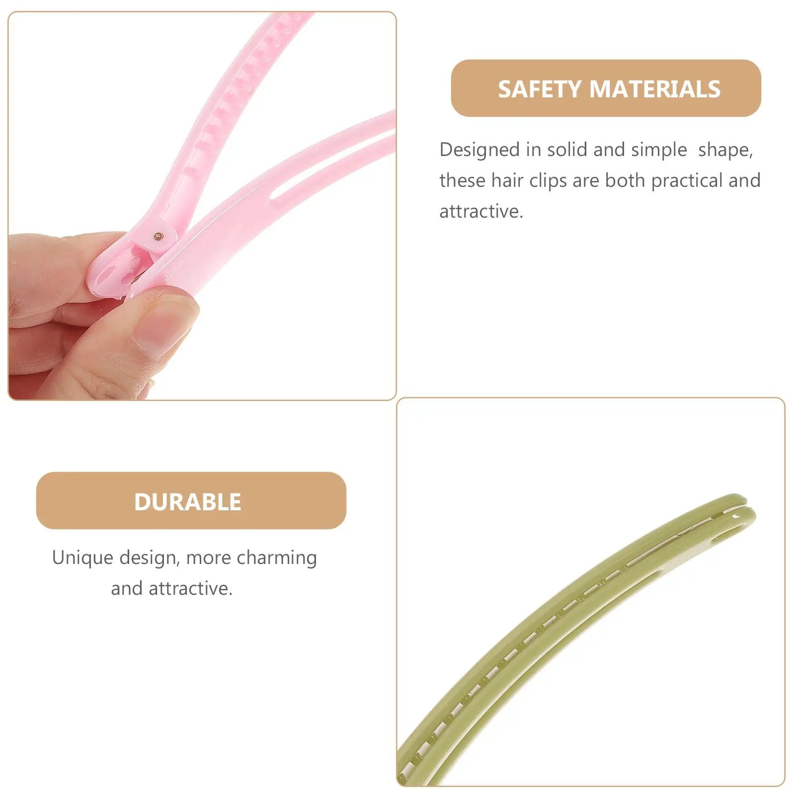 Eendenbek Mode Haarspeldjes Meisjes Feest Kerstmis Vrouwen Haar Eendenbek Haarspeld Clips Stijlvolle Barrette Glanzende Afwerking