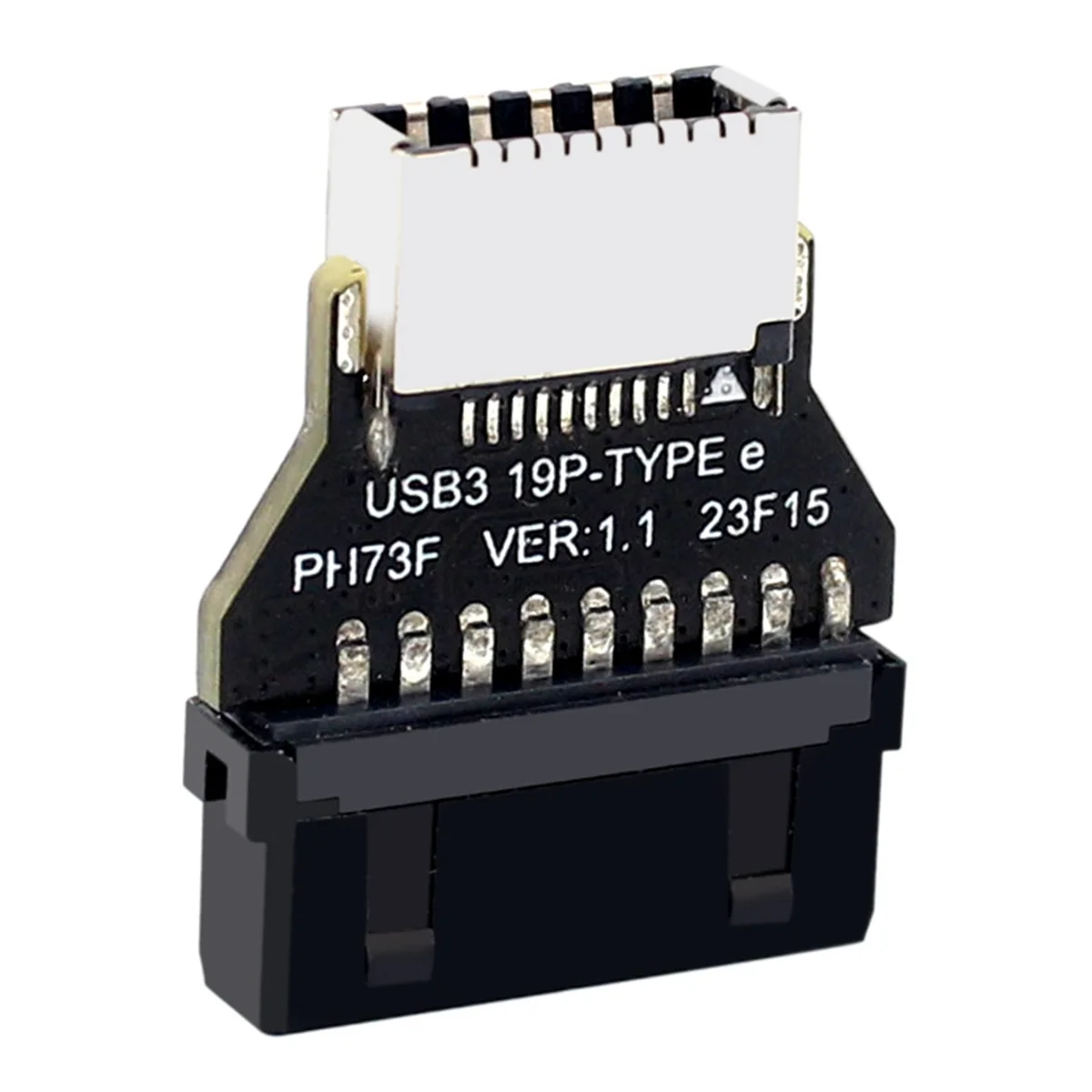 

USB3.0 19-контактный/20-контактный адаптер преобразователя TYPE-E, передняя панель корпуса, разъем типа C для материнской платы компьютера