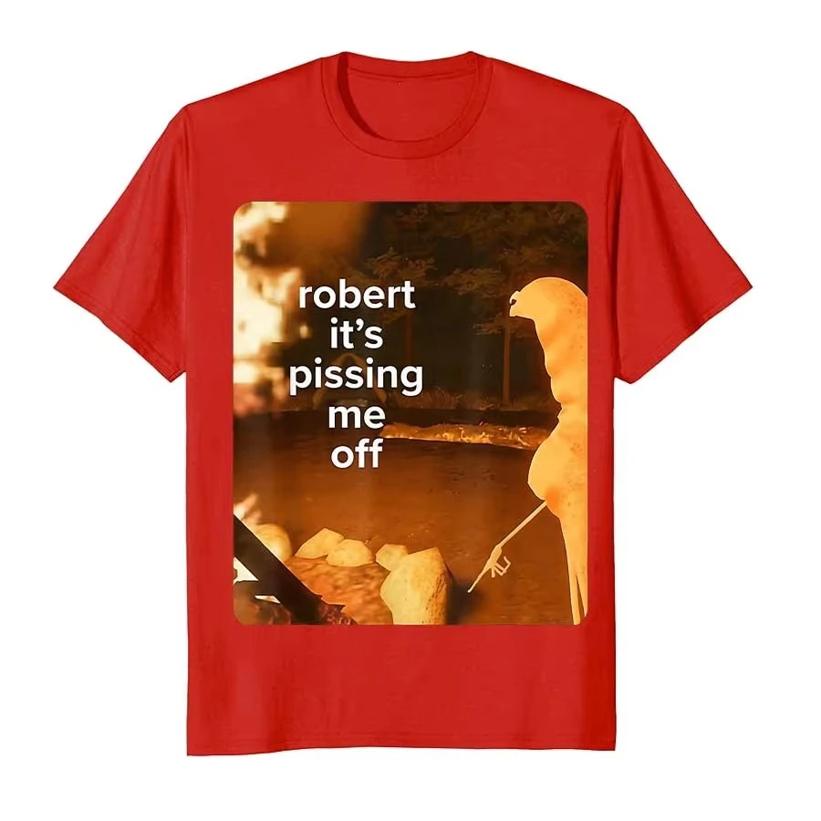 Camiseta Marcus The Worm Robert Meme para hombres y mujeres, camisetas 100% de algodón, camisetas de manga corta