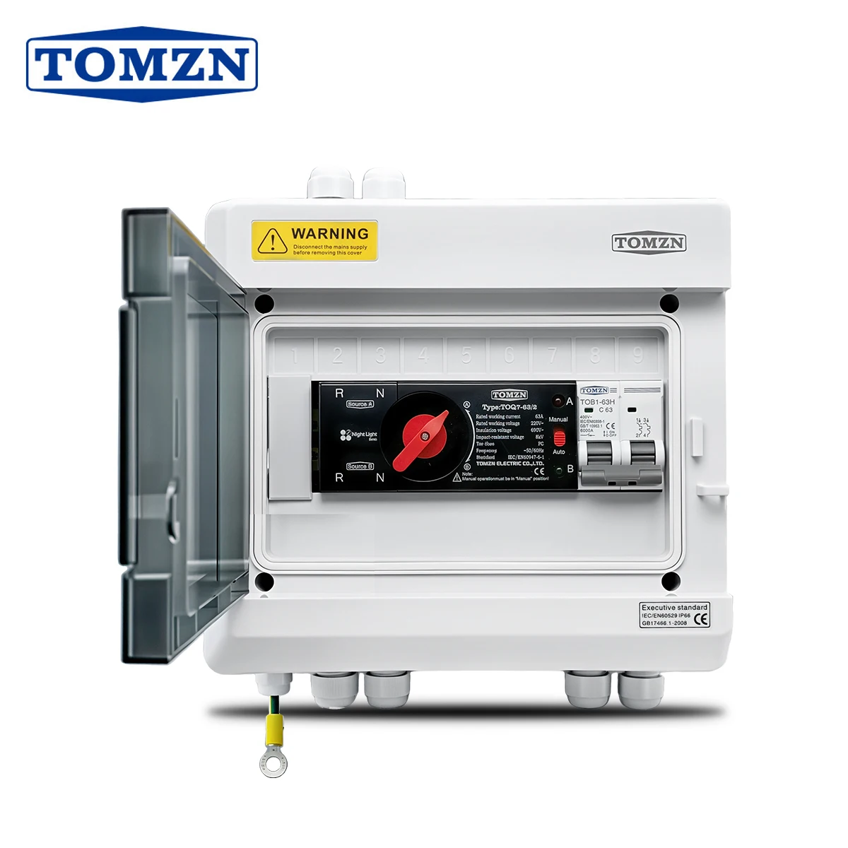 caja-de-distribucion-con-interruptor-de-transferencia-automatica-de-doble-alimentacion-tomzn-2p-63a-con-mcb-para-proteccion-contra-cortocircuitos-y-sobrecargas