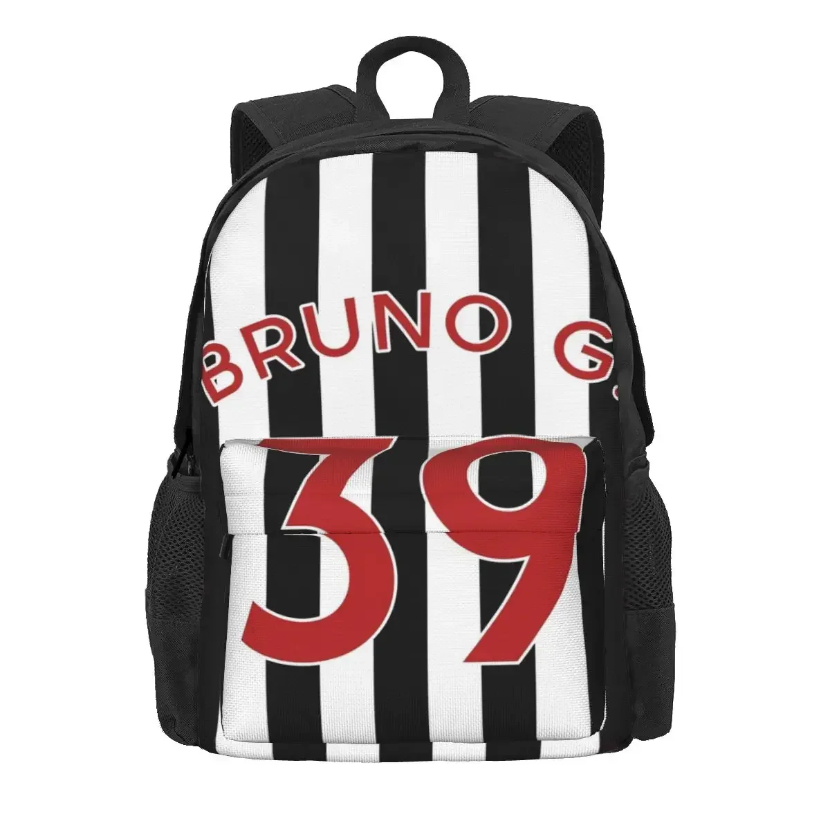 Bruno Guimaraes 39 Newcastle Backpacks Boys Girls Bookbag Students School Bags Cartoon Travel Rucksack Shoulder Bag