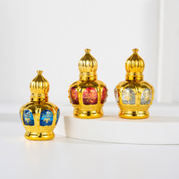 12ml Middle East Dubai Style Glass Roller Ball Perfume Bottle Portable Cosmetic Vials Empty Containers