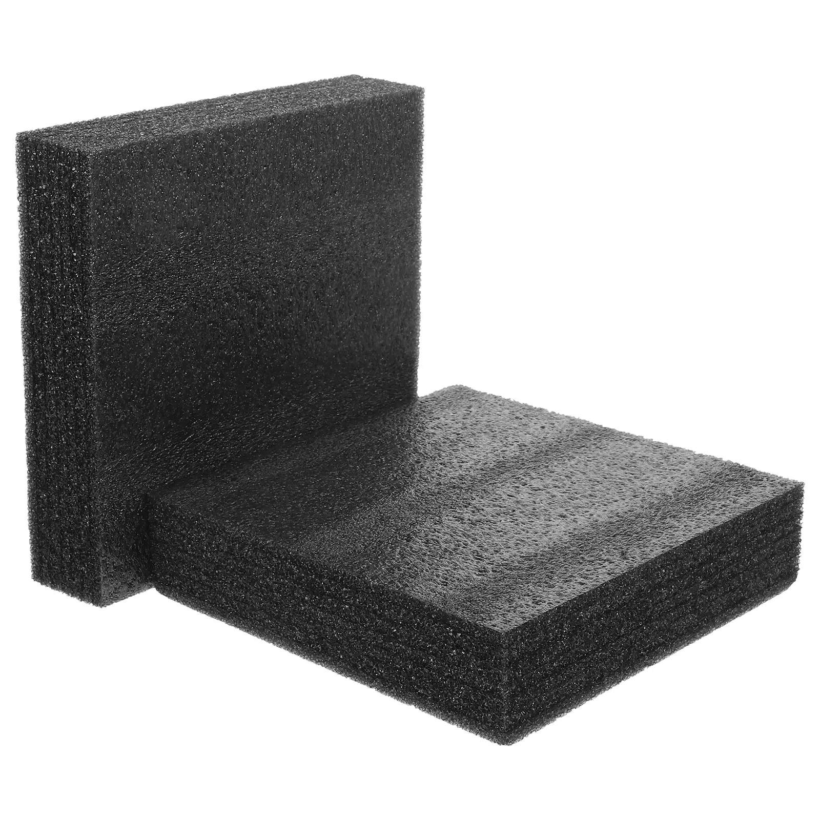 2 Pcs Black Pearl Cotton Foam Pad Packaging Liner DIY Material Lightweight Wear Resistant Foams Board Express Packing Supply