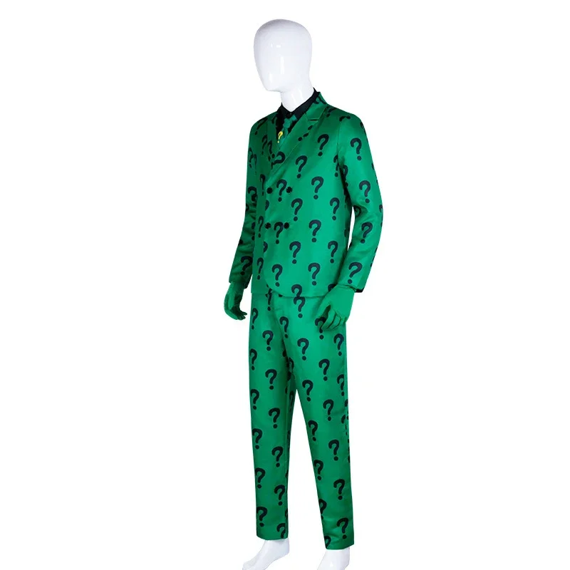 بدلة تنكرية للرجال ، علامة استفهام خضراء ، للكبار
