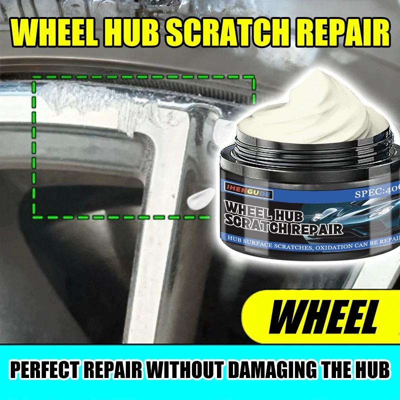 40G Alloy Wheel Hub Scratch Repair Cream Auto Car Wheel Restoration Perfect Repair without Damage Traceless Oxidation