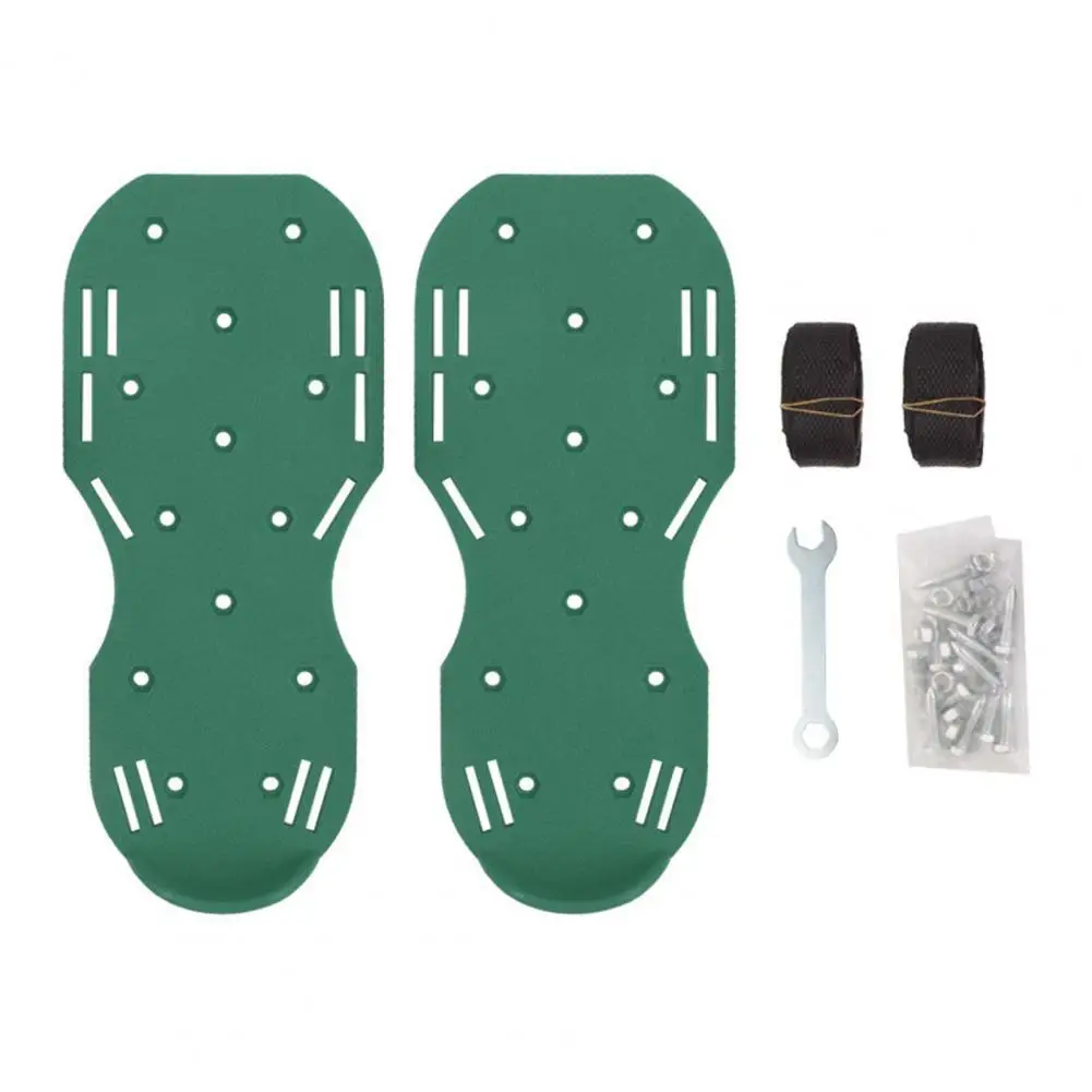 1 Set Soil Spike Sandals  Anti-slip   Grass Spike Shoes Easy Assembly Manual Lawn Aerator Shoes