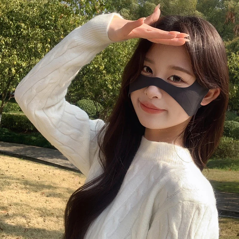 1-10 Buah Masker Wajah Sutra E - Sports Mask Breathable ulasan dan harga