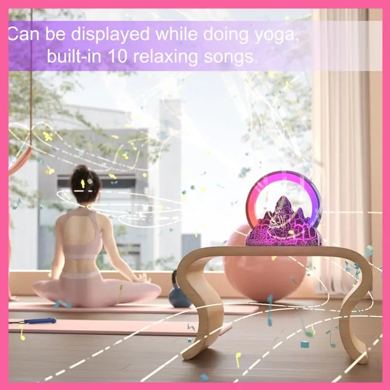 Table Lamp LED Sunrise Ambient Light With Built-In BT Speaker Alarm Clock Wireless Charging Function Support Tuya App-A Durable