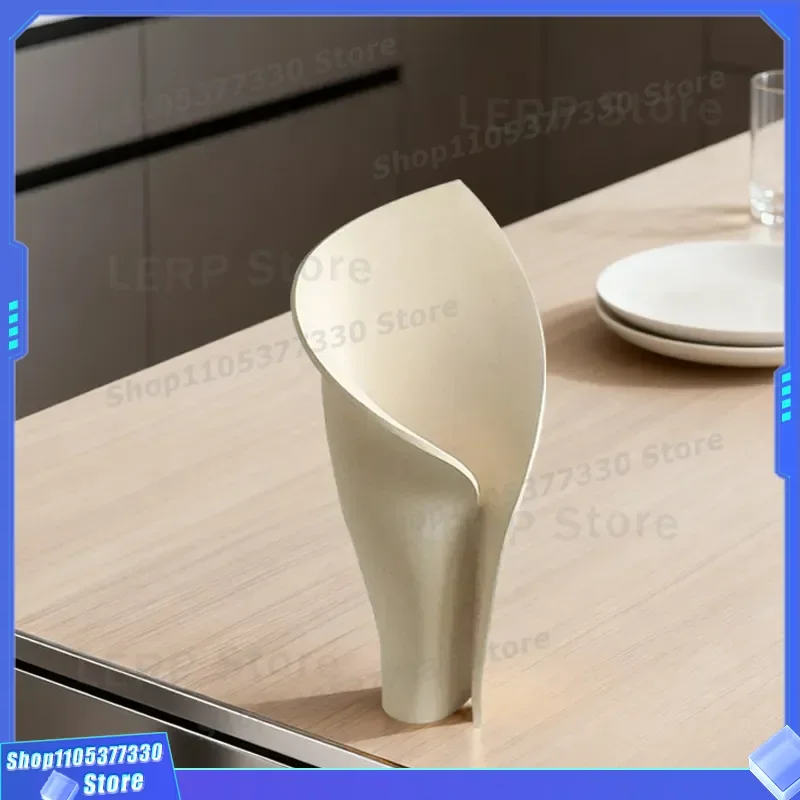 Modern Minimalist Hydroponic Vase Bloom Design High End Glass Flower Ware for Living Room Desktop Office Entrance Home Decor