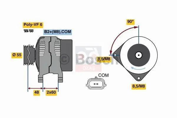 Store code: 124525534 for ALTERNATOR 06 CLIO.III-KANGOO-MEGANE.II 1.5dci