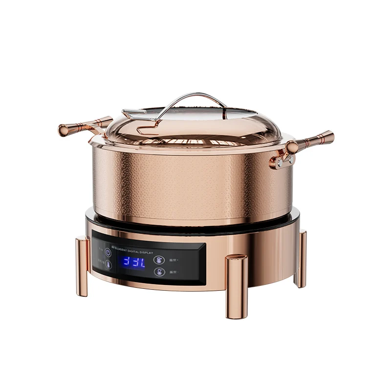 304 Stainless Steel Buffet Furnace Electric Heating Insulation Furnace Catering Hydraulic Hotel Breakfast