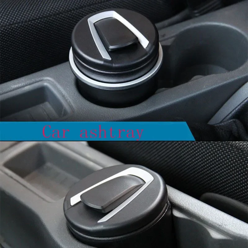 Car Ashtray Storage Cup Smokeless with LED Light Auto Accessories for Peugeot 2008 3008 4008 206 207 208 301 307 308 407