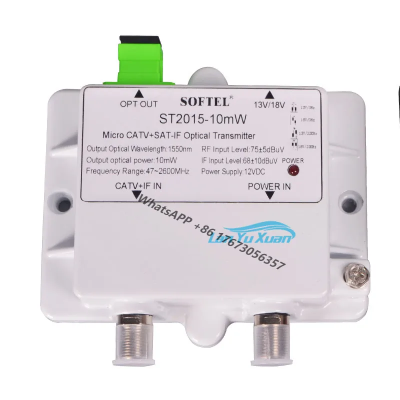 Softel 1550nm satellite optical transmitter