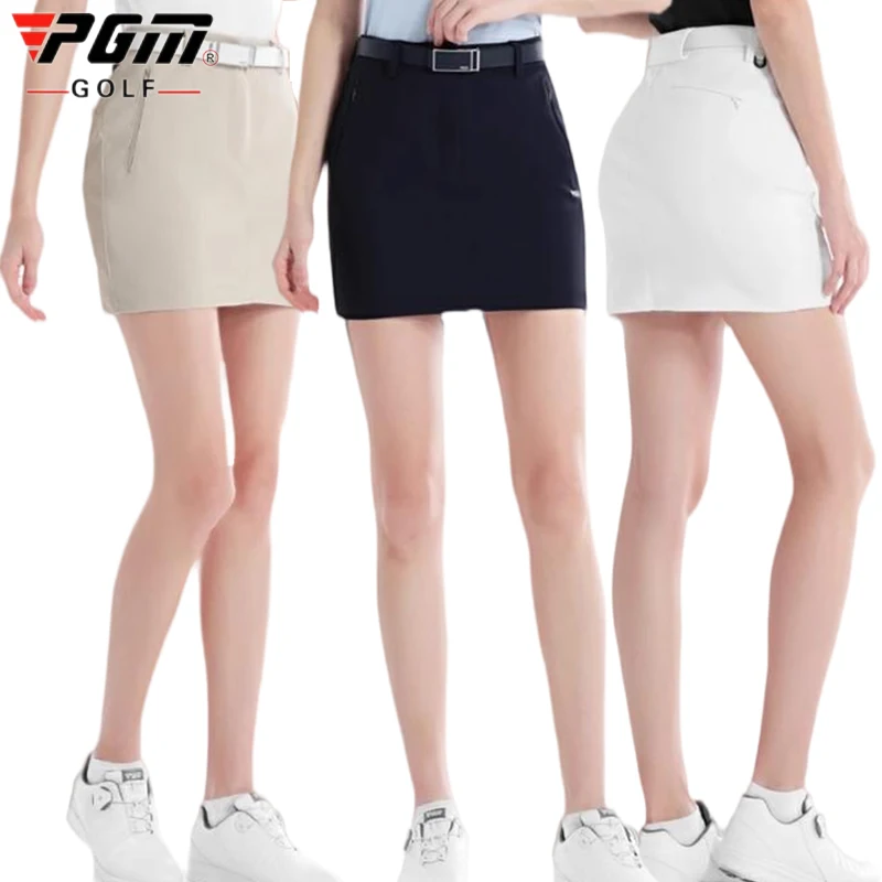 Pgm Spring Summer Golf Short Skirt for Women High Waist Tennis Sports Skirt Ladies Casual Young Pencil Skorts with Shorts Inside