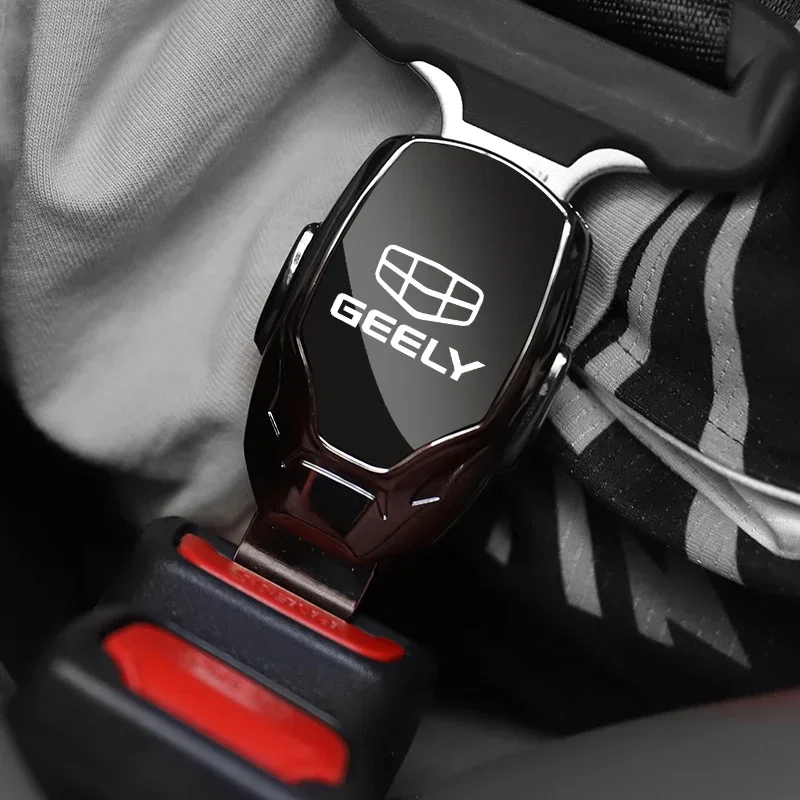 Car Seat Belt Extension Plug Buckle Seat Belt Clip Adjustable Extender for GEELY Coolray Aktie Tugella Atlas GC6 Auto Accessorie