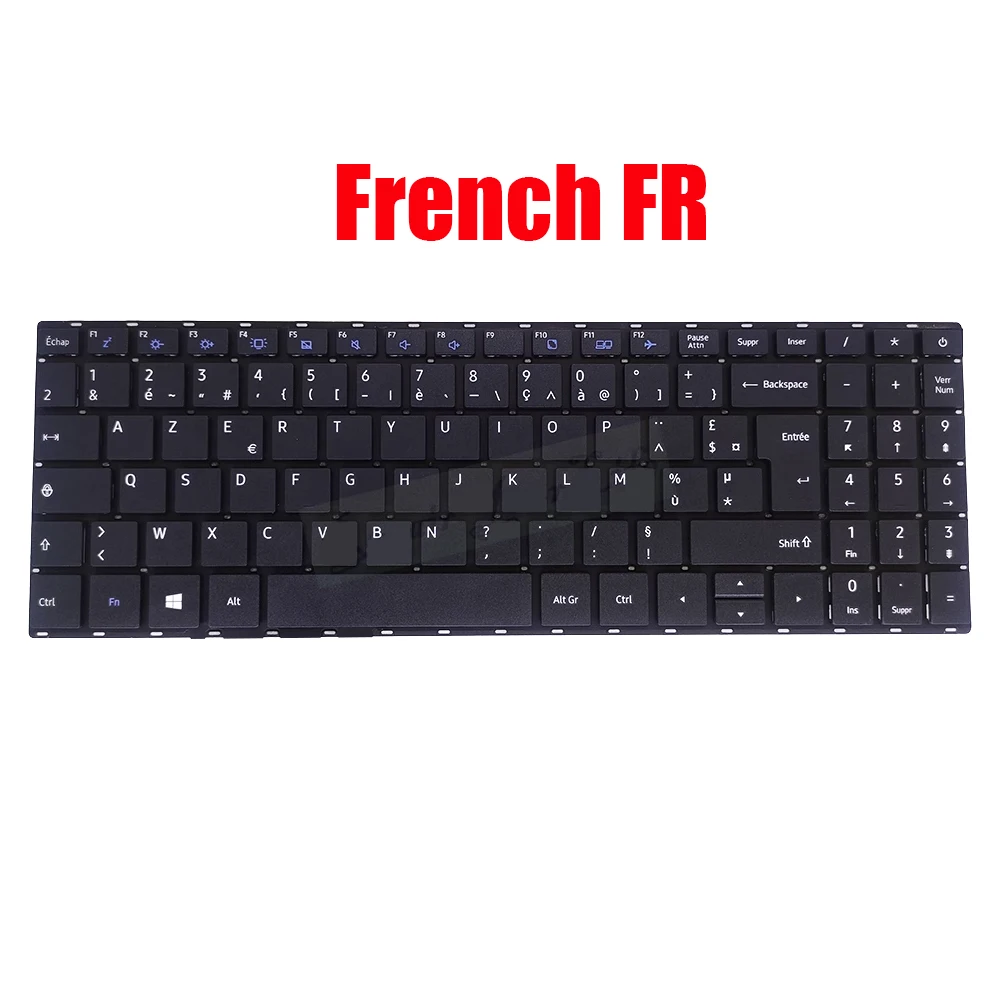 UK FR SP Keyboard For Dynabook For Satellite Pro C50-J C50-E C50-G C50D-B C50-H United Kingdom French Spanish Black New