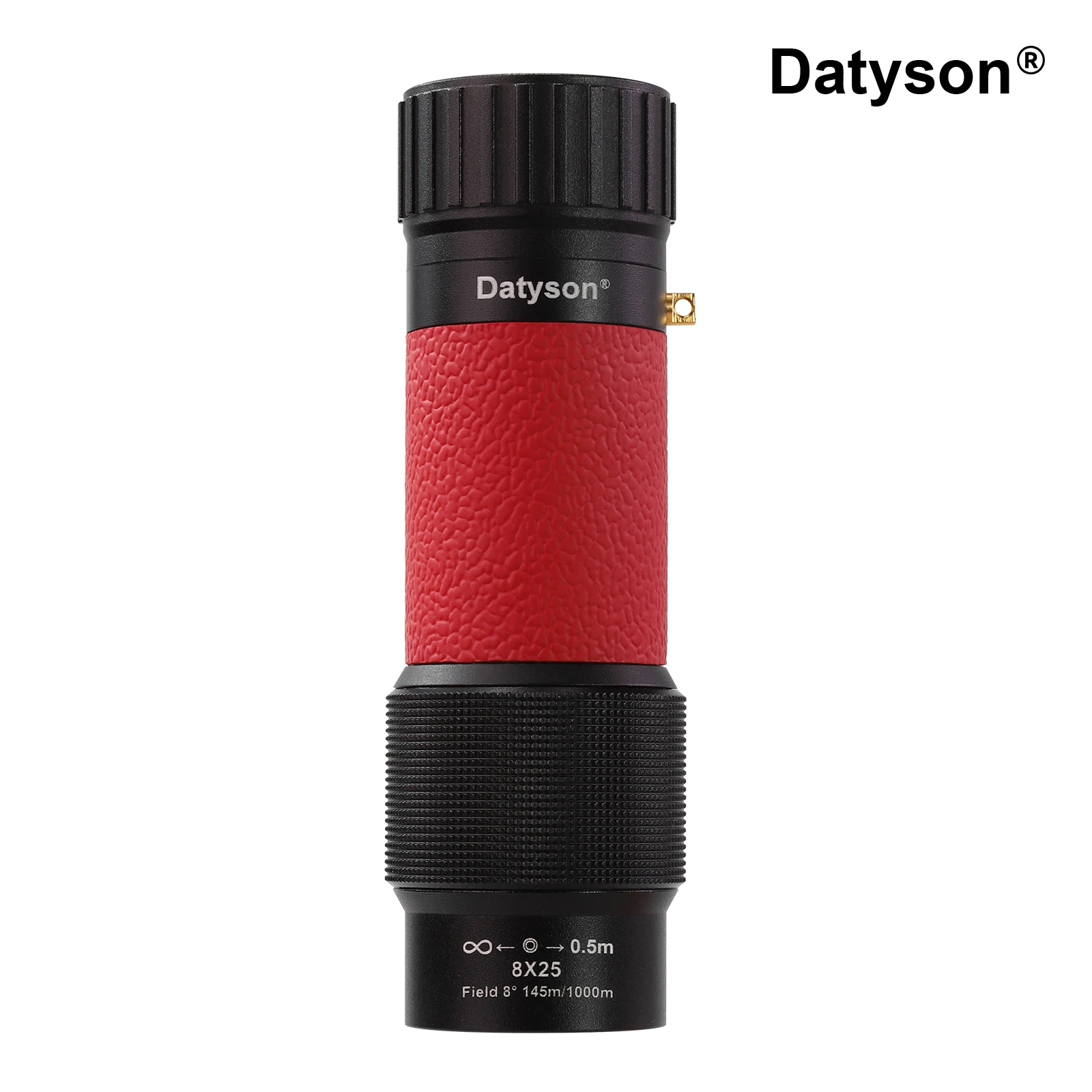 Datyson 8x25 Monocular Telescope - All-Metal BAK-4 Prism FMC Lens Waterproof Monocular for Hiking Bird Watching Travel