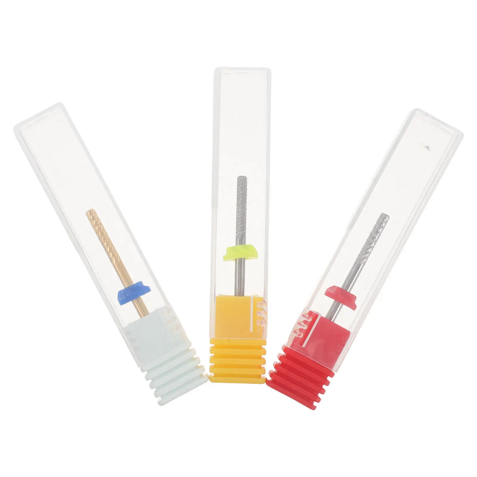 

Набор из 3 насадок из вольфрамовой стали для маникюрного аппарата: удаление омертвевшей кожи, чистка кутикулы, шлифовка акриловых ногтей, инструменты для салонов красоты